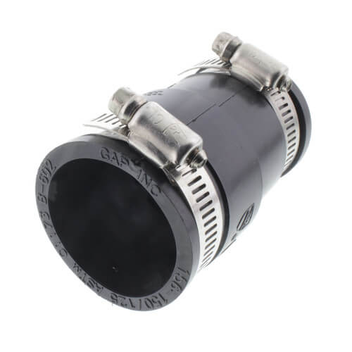 1-1/2" x 1-1/4" Rubber Coupling (Cast Iron or PVC to Cast Iron or PVC), 4560706