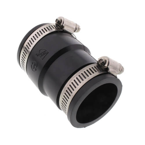 1-1/2" x 1-1/4" Rubber Coupling (Cast Iron or PVC to Cast Iron or PVC), 4560706