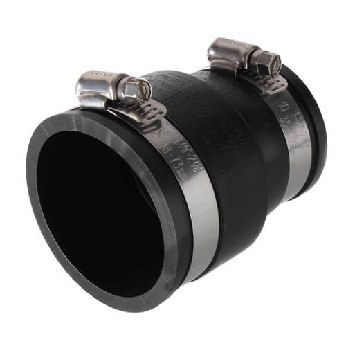 2" x 1-1/2" Rubber Coupling (Cast Iron or PVC to Cast Iron or PVC)