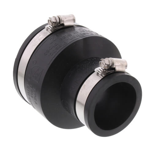 3" x 1-1/2" Rubber Coupling (Cast Iron or PVC to Cast Iron or PVC)