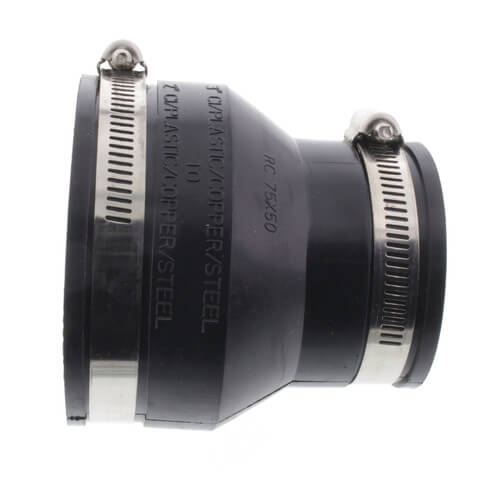 3" x 2" Rubber Coupling (Cast Iron or PVC to Cast Iron or PVC)