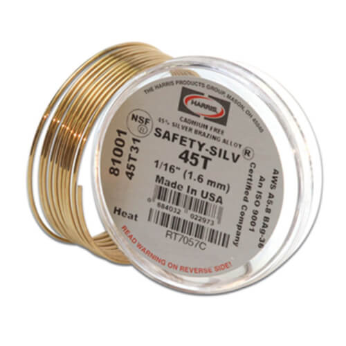 1/16" Safety-Silv Tin-Bearing Silver (45%), 5 Troy Oz