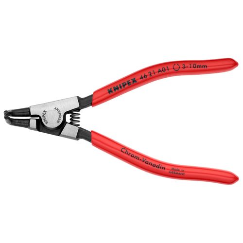 5" External Circlip Pliers w/ Locking Device, 3-10 mm Shafts, 90-Degree Angle