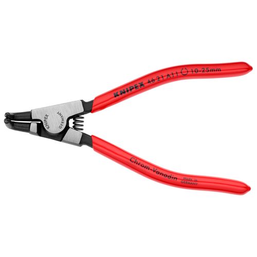 5" External Circlip Pliers w/ Locking Device, 10-25 mm Shafts, 90-Degree Angle