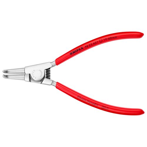 6-3/4" Chrome External Circlip Pliers, 90-Degree Angle