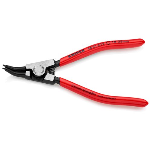 5-1/2" External Circlip Plier w/ Locking Device, 10-25 mm Shafts, 90-Degree Angle