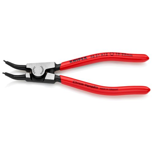 5-1/2" External Circlip Plier w/ Locking Device, 10-25 mm Shafts, 90-Degree Angle