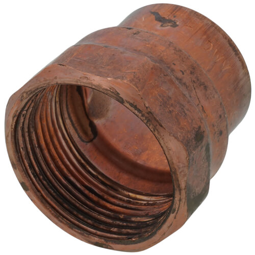1-1/4" Copper DWV x Female Adapter