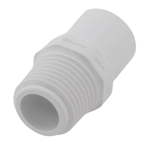 1/2" PVC Sch. 40 Spigot x Male Adapter