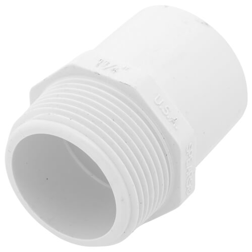1-1/4" PVC Sch. 40 Spigot x Male Adapter