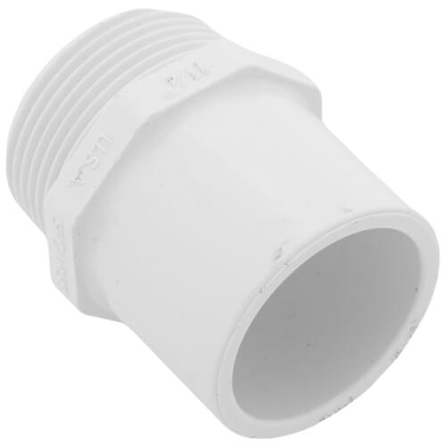 1-1/4" PVC Sch. 40 Spigot x Male Adapter