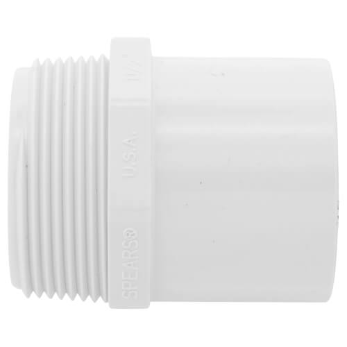 1-1/2" PVC Sch. 40 Spigot x Male Adapter