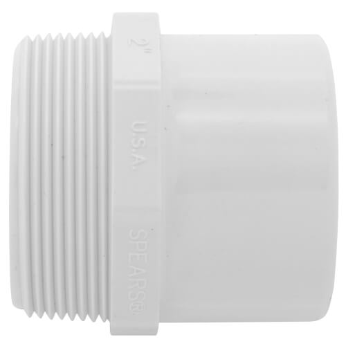 2" PVC Sch. 40 Spigot x Male Adapter