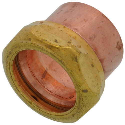 1-1/4" Copper DWV Sweat Trap Adapter (C x Slip Joint)