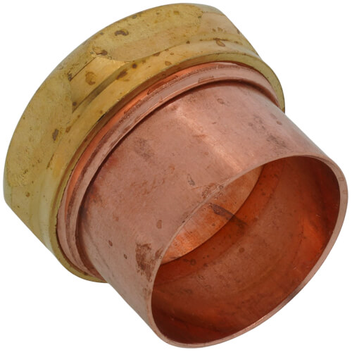 1-1/4" Copper DWV Sweat Trap Adapter (C x Slip Joint)