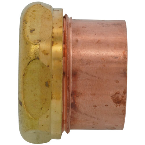 1-1/4" Copper DWV Sweat Trap Adapter (C x Slip Joint)