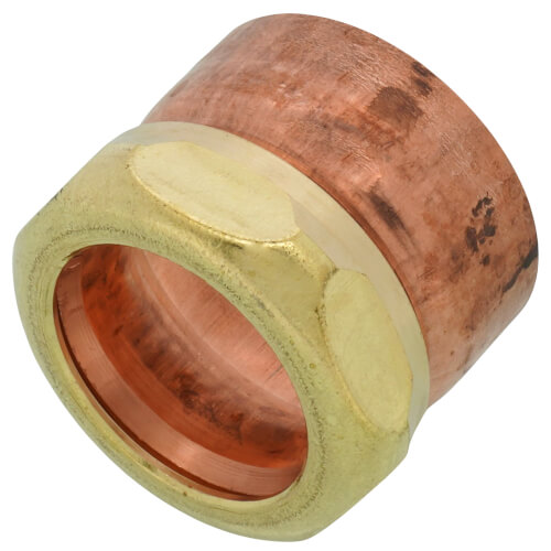 1-1/2" x 1-1/4" Copper DWV Sweat Trap Adapter (C x Slip Joint)