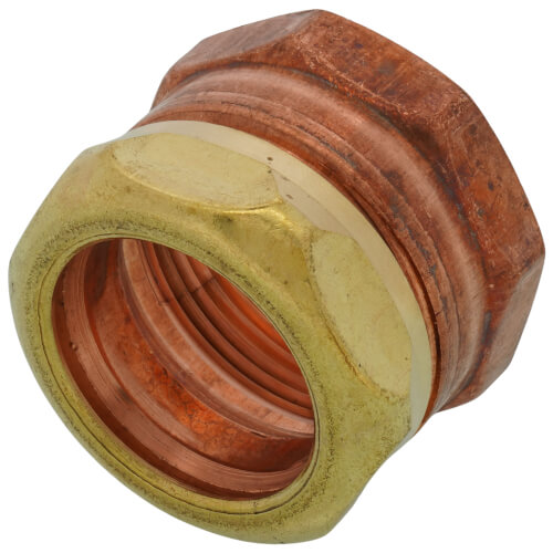 1-1/4" Copper DWV Female Trap Adapter (F x Slip Joint)