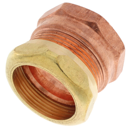 1-1/2" Copper DWV Female Trap Adapter (F x Slip Joint)