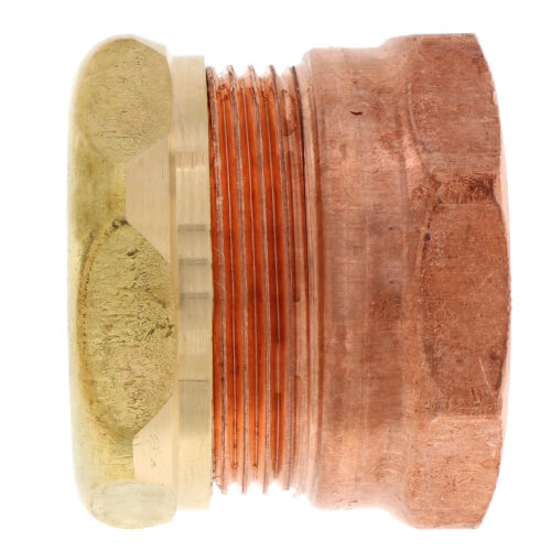 1-1/2" Copper DWV Female Trap Adapter (F x Slip Joint)
