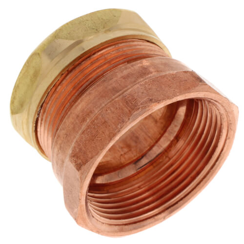 1-1/2" Copper DWV Female Trap Adapter (F x Slip Joint)