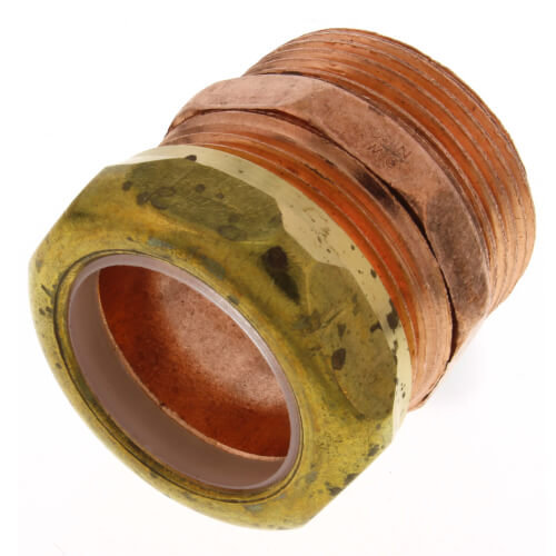 1-1/4" Copper DWV Male Trap Adapter (M x Slip Joint)