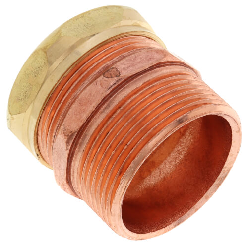1-1/2" Copper DWV Male Trap Adapter (M x Slip Joint)