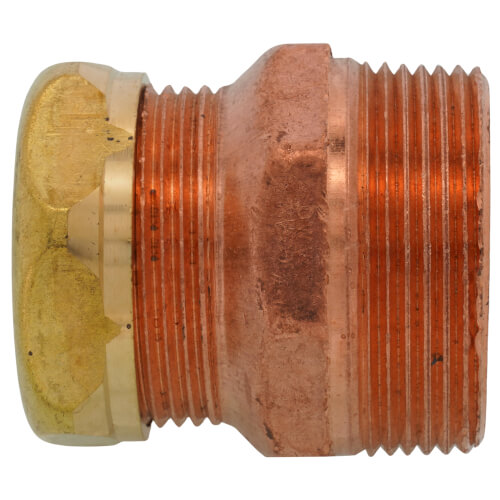 1-1/2 x 1-1/4" Copper DWV Male Trap Adapter (M x Slip Joint)
