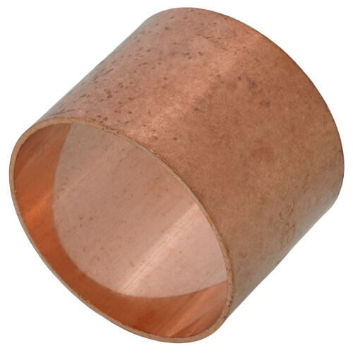 1-1/2" Copper DWV Coupling Less Stop