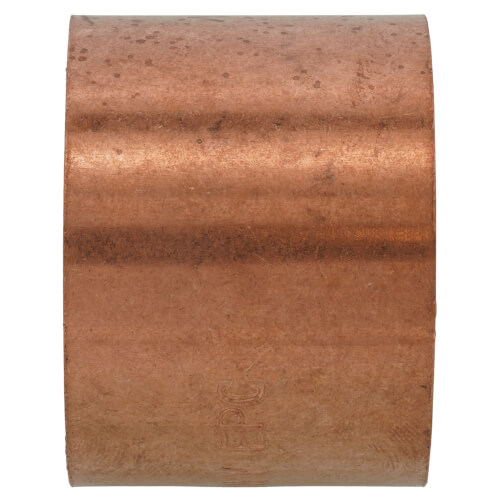 1-1/2" Copper DWV Coupling Less Stop