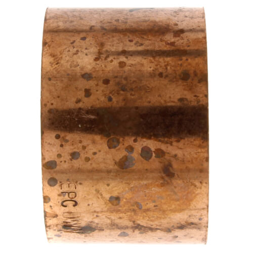 2" Copper DWV Coupling Less Stop