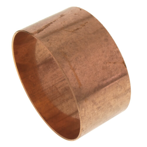 3" Copper DWV Coupling Less Stop