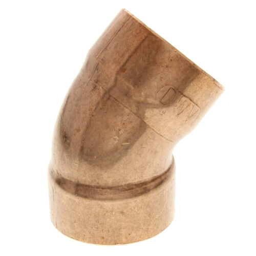 1-1/4" Copper DWV 45° Elbow