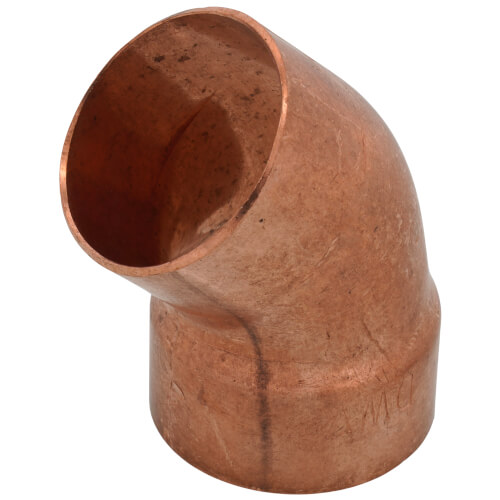 1-1/4" Copper DWV 45° Street Elbow