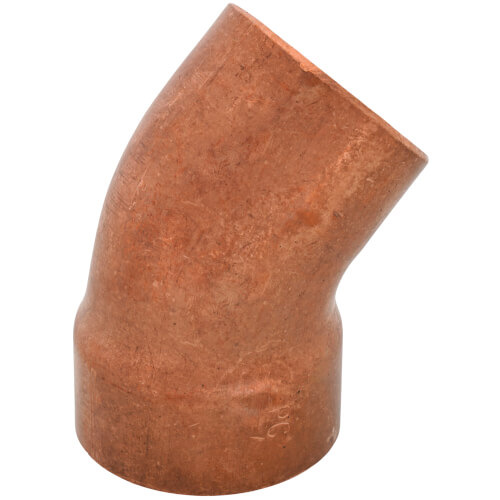 1-1/4" Copper DWV 45° Street Elbow