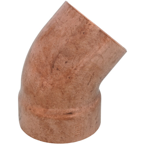 1-1/2" Copper DWV 45° Street Elbow