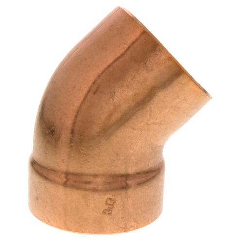 2" Copper DWV 45° Street Elbow