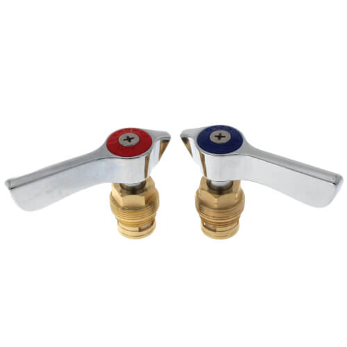 Silver Series 1/4 Turn Ceramic Repair Kit with Silver Series Handles, 21-300L 2 Silver Series 1/4 Turn Ceramic Repair Kit with Silver Series Handles, 21-300L