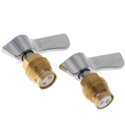 Silver Series 1/4 Turn Ceramic Repair Kit with Silver Series Handles, 21-300L 4 Silver Series 1/4 Turn Ceramic Repair Kit with Silver Series Handles, 21-300L