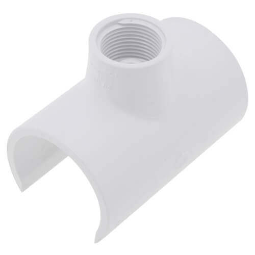 1-1/2" x 3/4" PVC Sch. 40 Snap-On Saddle (IPS O.D. x FPT)