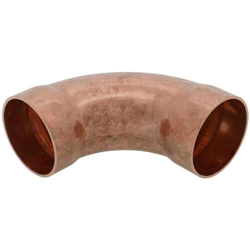 1-1/2" 90° Copper DWV Long Turn Elbow