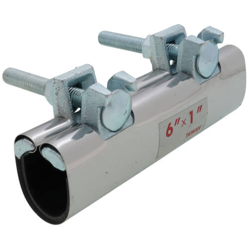 1" X 6" Stainless Steel Pipe Repair Clamp, 465056