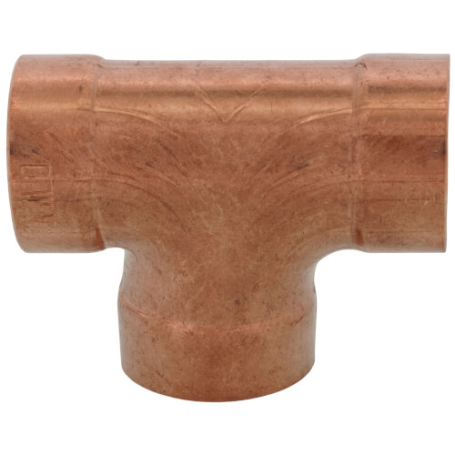 1-1/4" Wrot Copper DWV Sanitary Tee