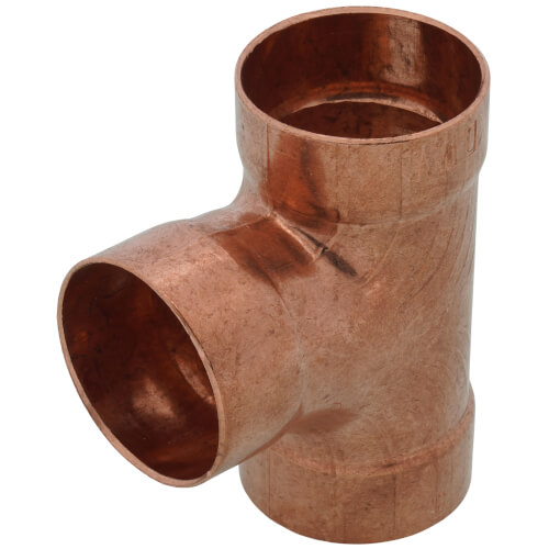 1-1/4" Wrot Copper DWV Sanitary Tee