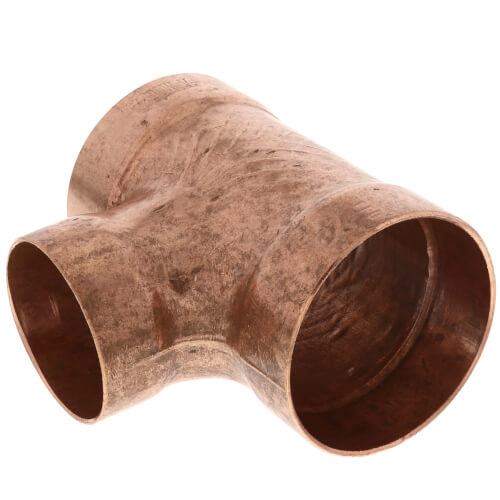 2" x 2" x 1-1/2" Wrot Copper DWV Sanitary Tee