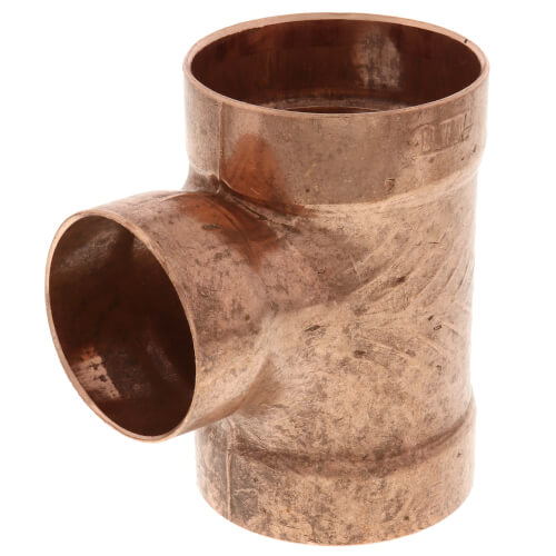 2" x 2" x 1-1/2" Wrot Copper DWV Sanitary Tee