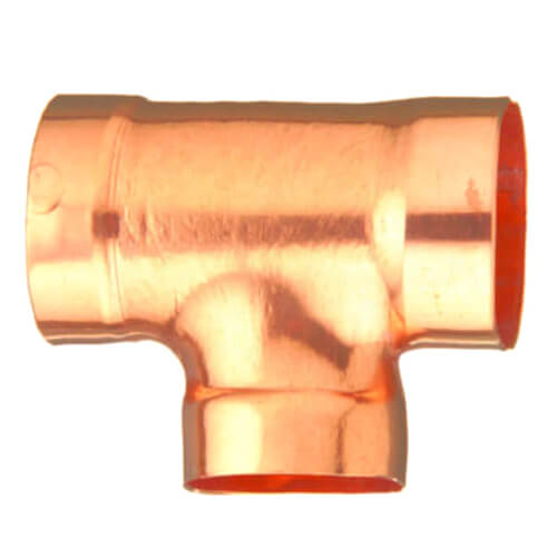 3" Wrot Copper DWV Sanitary Tee