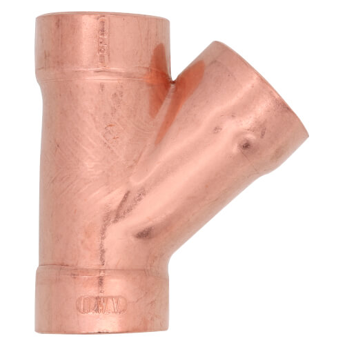 1-1/2" Wrot Copper DWV Wye
