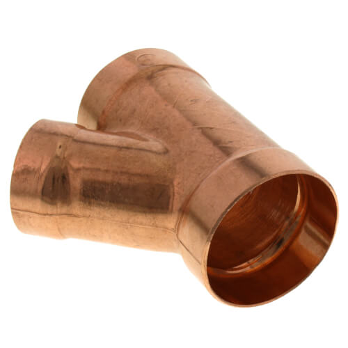 2" x 2" x 1-1/2" Wrot Copper DWV Wye