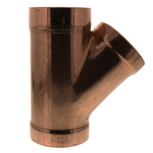 3" Wrot Copper DWV Wye